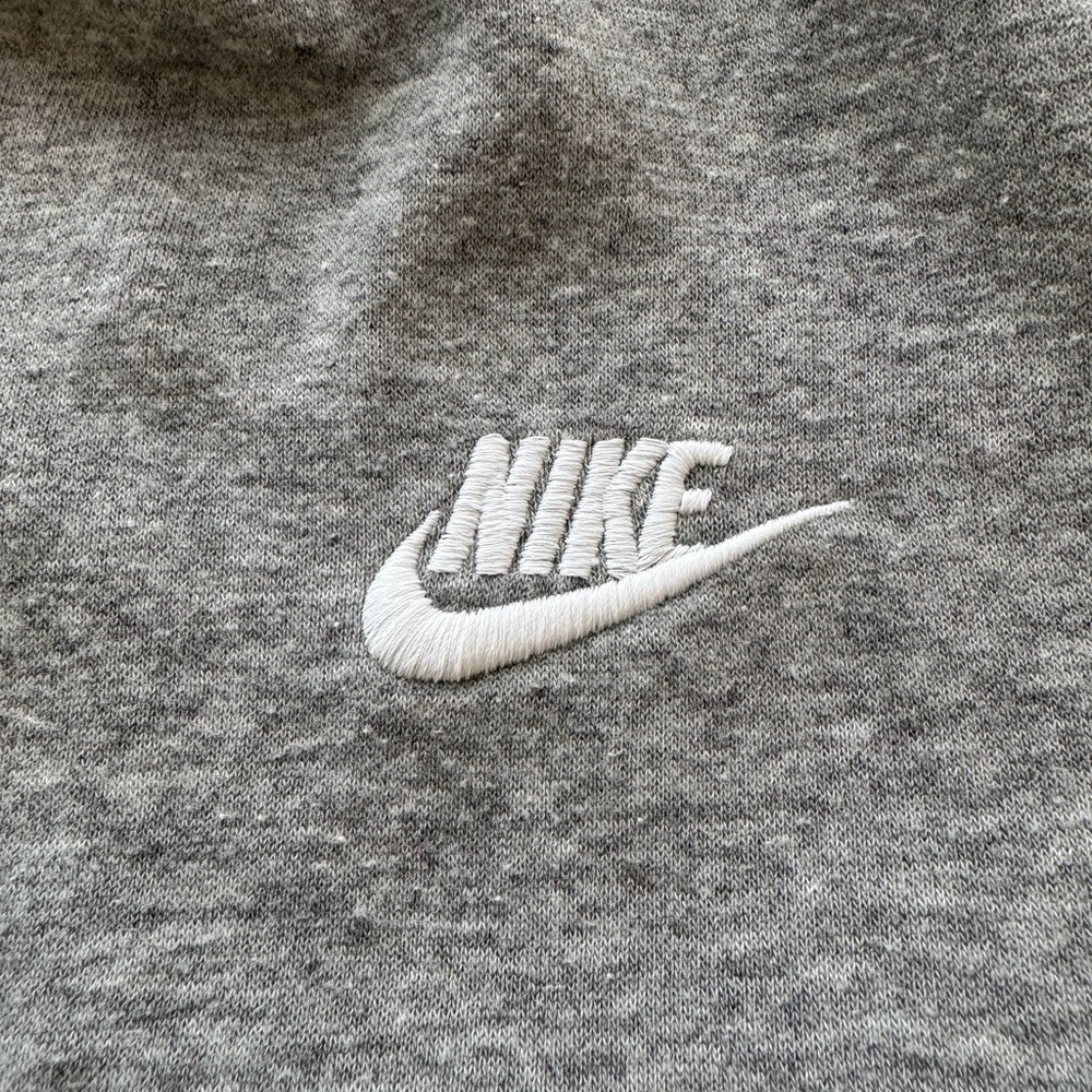Nike Gray Zip Up Long Sleeve Front Zip Pockets Size Medium - Picture 3 of 12